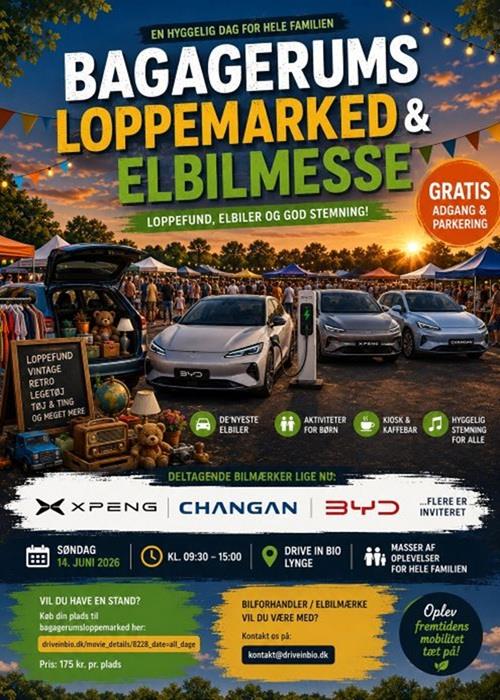 Bagagerumssalg  & elbilmesse